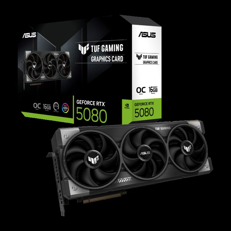 Asus GeForce RTX 5080 TUF Gaming OC 16GB GDDR7 PCI-Express Graphics Card