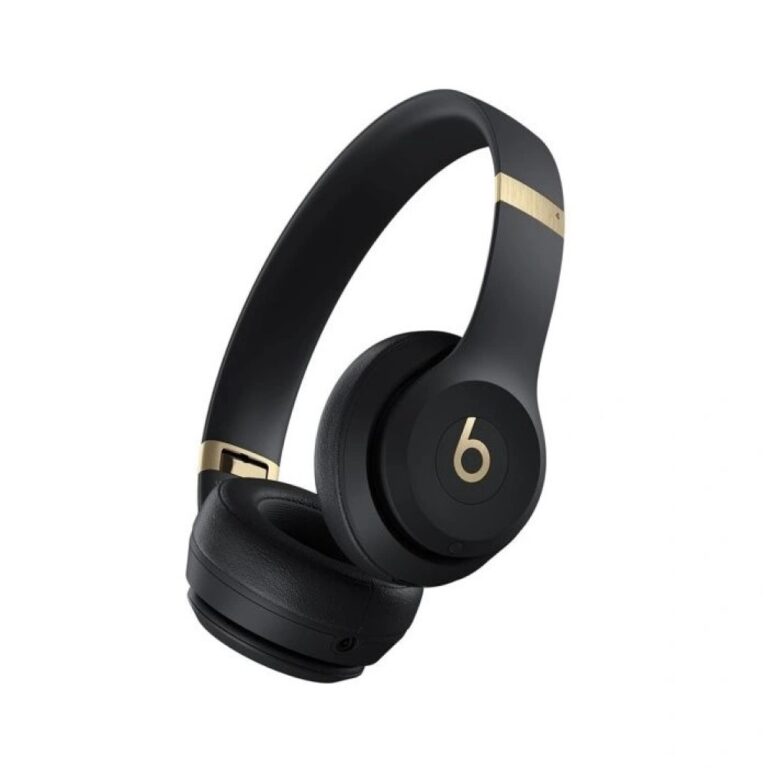 Beats Solo 4 Wireless Headphones Black and Gold
