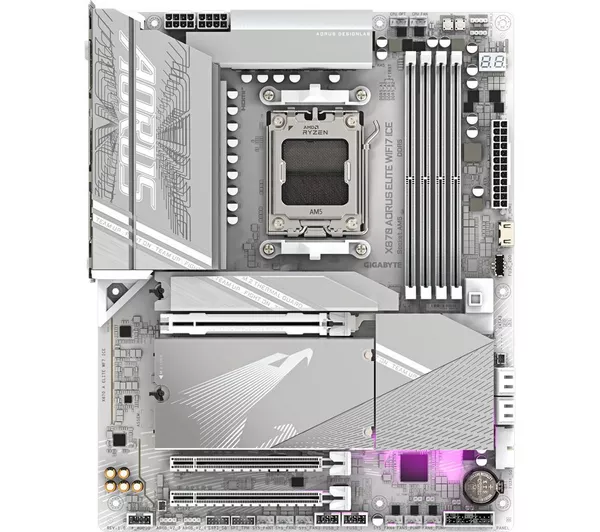 GIGABYTE Aorus Elite Ice X870 AM5 WiFi7 Motherboard
