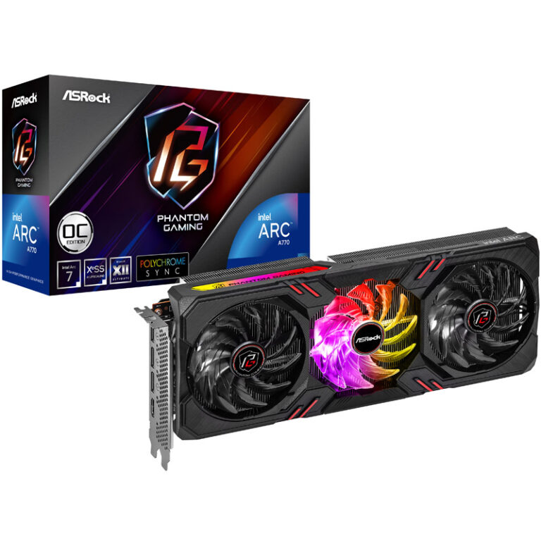 Intel ARC A770 Phantom Gaming OC 16GB GDDR6 PCI-Express Graphics Card