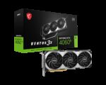 MSI GeForce RTX 4060 Ti VENTUS 3X E OC 8GB GDDR6X PCI-Express Graphics Card